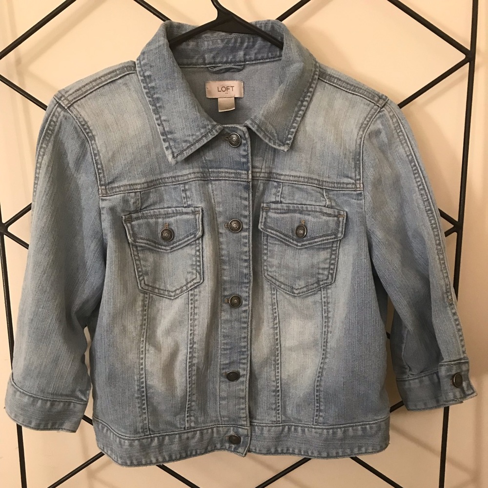 Ann Taylor Loft Jean Jacket